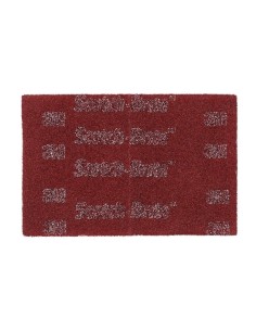 3M SCOTCH-BRITE 7447 PRO HAND PAD ROJO 158X224MM (CAJA COMPLETA 20 UDS,)