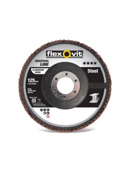 DISCO LAMINAS FLEXOVIT ALUMINIO R265 115x22 GR60