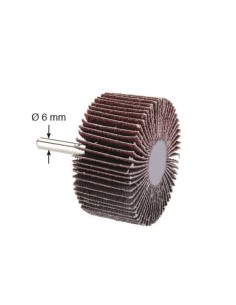 CEPILLO CON EJE FLW FWS 30X15 KX310 FLX P80 6MM SK(C)