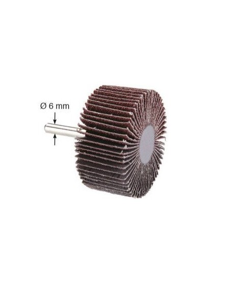 CEPILLO CON EJE FLW FWS 80X30 KX310 FLX P40 6MM SK(C)