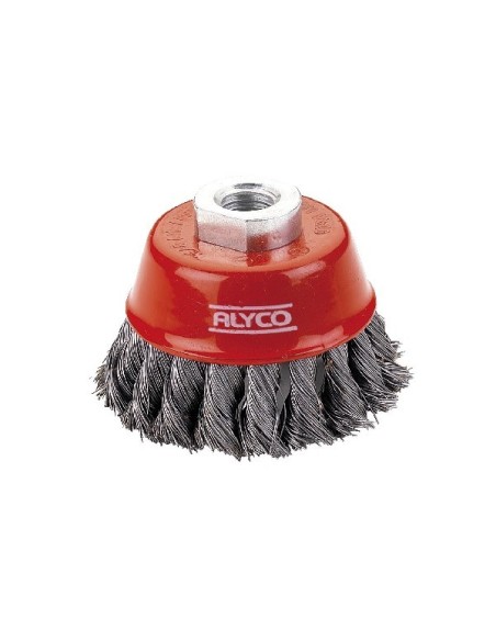 CEPILLO TAZA ALAMBRE TRENZADO Ø75,00X0,50 MM M14