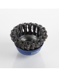 CEPILLO TAZA ALAMBRE TRENZADO Ø75,00X0,50 MM M14 2