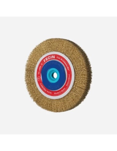 FECIN CIRCULAR ONDULADO F-15 125/4H/0,30 INOX EJE22