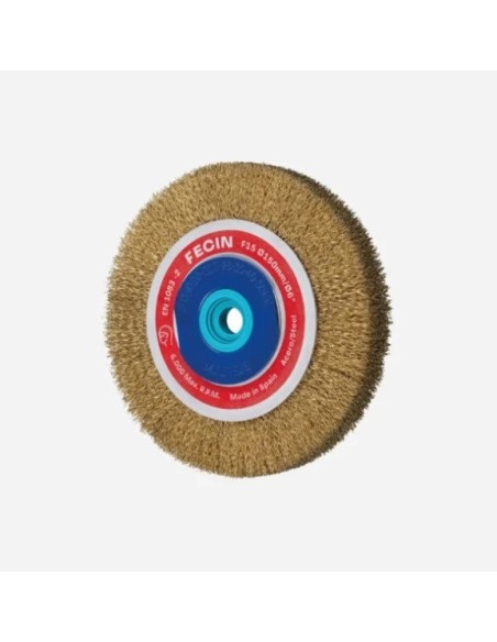 FECIN CIRCULAR ONDULADO F-15 125/4H/0,30 INOX EJE22