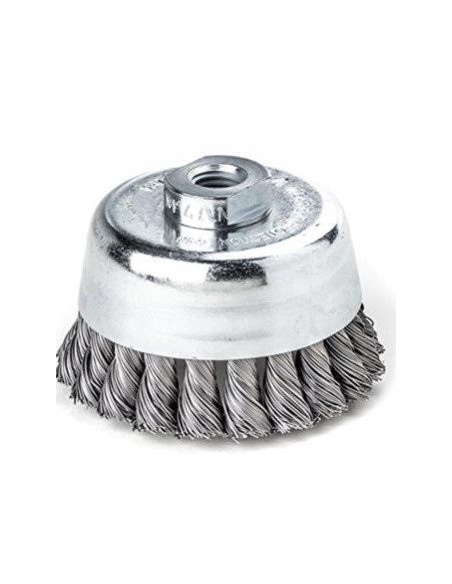 FECIN TAZA TRENZADA 65/M14/0,50 ACERO