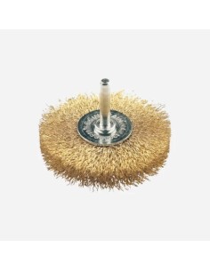 FECIN CEPILLO CIRCULAR C/ESPIGA F-21 40 MM ACERO LATONADO