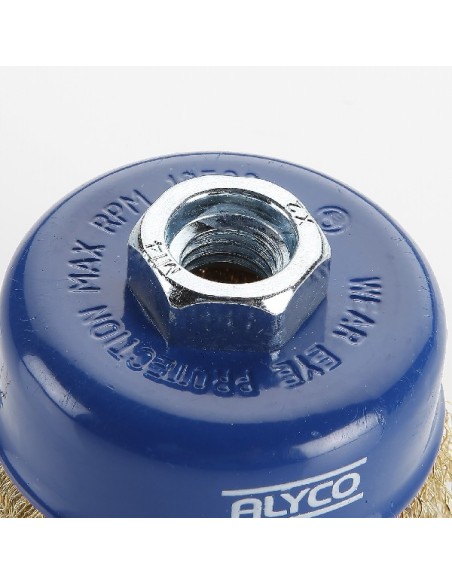 CEPILLO TAZA ALAMBRE ONDULADO Ø100X0,30 MM M14