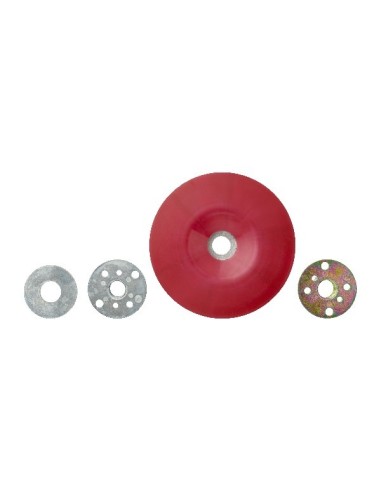 3M PLATO PARA DISCO DE FIBRA ROJO BLANDO 180MM M14 64859