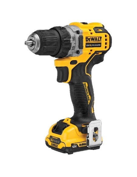 DEWALT TALADRO ATORNILLADOR SIN ESCOBILLAS XR 12V 2,0AH DCD701D2