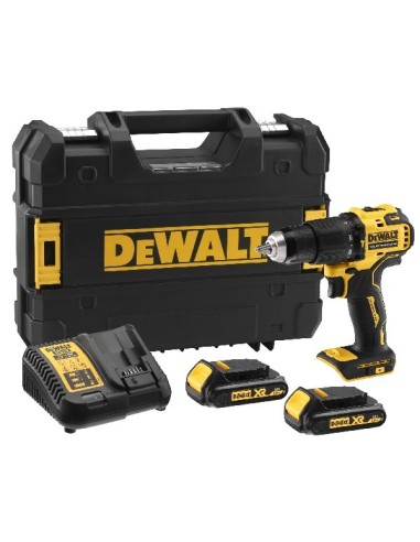 DEWALT TALADRO PERCUTOR XR 18V LI-ION 1,5AH DCD709S2T-QW