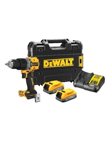 DEWALT TALADRO PERCUTOR XR 18V POWERSTACK DCD805E2T