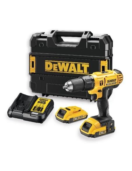 DEWALT TALADRO PERCUTOR XR 18V 13MM 2,0AH 42NM DCD776D2T-QW