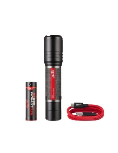 MILWAUKEE LINTERNA TACTICA CON FOCO REDLITHIUM USB TRUEVIEW L4 FL2000-301 2