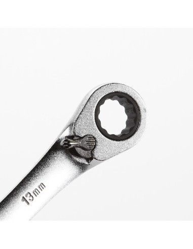 LLAVE COMBINADA CON CARRACA REVERSIBLE 14 MM