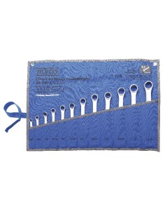 JUEGO LLAVES COMBINADAS EN PULGADAS 3/8" A 1-1/16" (12 PIEZAS)