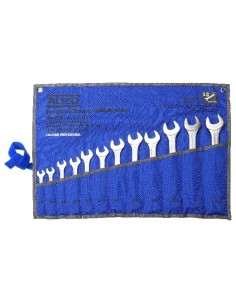 JUEGO LLAVES FIJAS 2 BOCAS ABIERTAS EN PULGADAS DE 1/4"X5/16" A 1-1/16"x1-1/4" (12 PIEZAS)