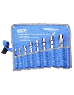 JUEGO LLAVES DE TUBO 6-7 A 20-22 EN BOLSA DE NYLON (8 PIEZAS)