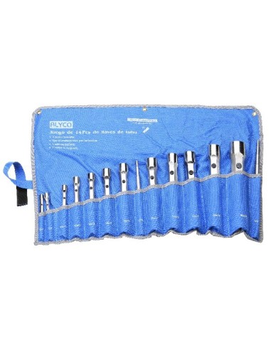 JUEGO LLAVES DE TUBO 6-7 A 30-32 EN BOLSA DE NYLON (12 PIEZAS)