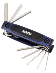 JUEGO LLAVES ALLEN SOPORTE NAVAJA 1,5 A 8,0 MM (9 PZAS)