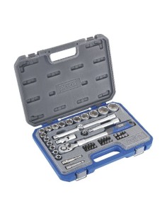 JUEGO DE VASOS CARRACA 1/2" (48 PIEZAS)