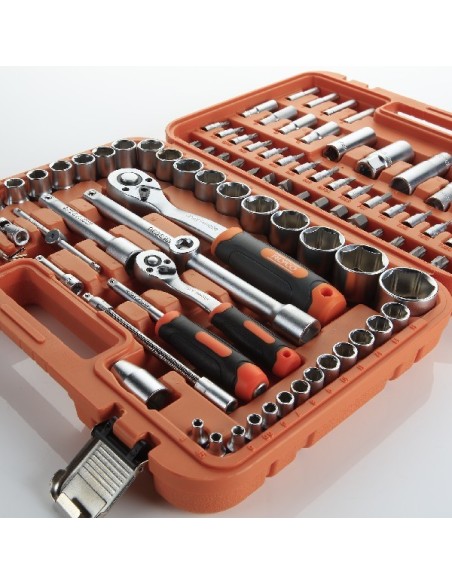 JUEGO LLAVES DE VASO 1/2+1/4" (94 PIEZAS)