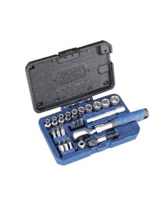 JUEGO DE VASOS Y ACCESORIOS 1/4" (29 PIEZAS)