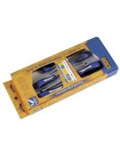 JUEGO DESTORNILLADORES PUNTA PLANA (5 PIEZAS)