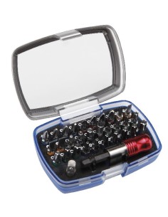 JUEGO PUNTAS Y ADAPTADORES 1/4" (32 PIEZAS)