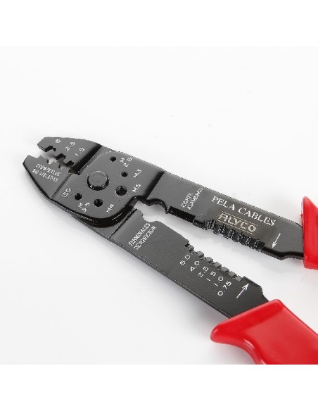 ALICATE PARA TERMINALES Y PUNTERAS NO AISLADAS 250 MM