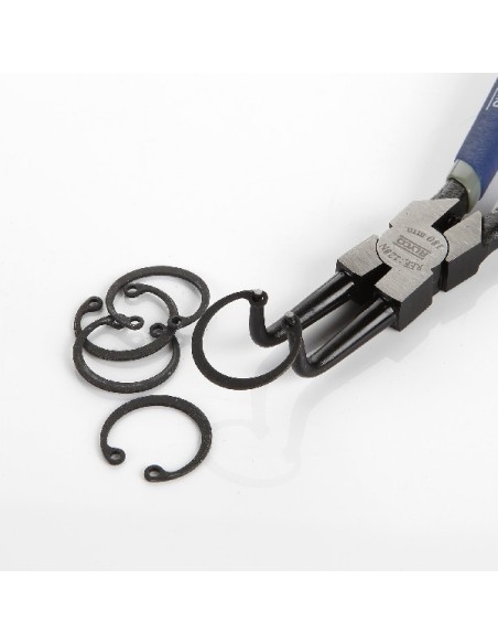 ALICATE PARA ARANDELAS SEEGER INTERIORES BOCA CURVA Ø40-100 MM