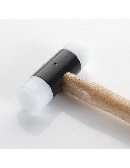 MARTILLO BOCA NYLON MANGO MADERA 44 MM