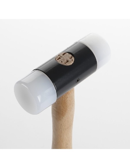 MARTILLO BOCA NYLON MANGO MADERA 44 MM