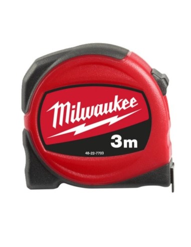 MILWAUKEE FLEXOMETRO SLIMLINE 3 MTS X 16MM
