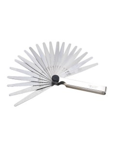 JUEGO GALGAS DE ESPESORES 0,05-1,00 MM 20 PIEZAS