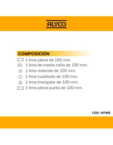 JUEGO LIMAS AGUJA (6 PIEZAS)