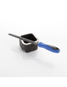 LIMA MEDIA CAÑA 8" 200 MM ENTREFINA CON MANGO 2