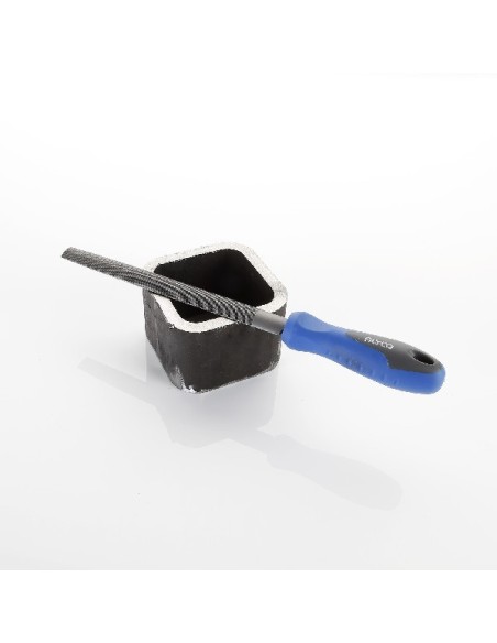 LIMA MEDIA CAÑA 8" 200 MM ENTREFINA CON MANGO