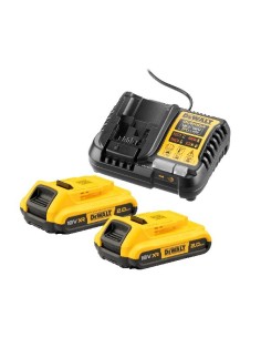 DEWALT KIT CARGADOR 18V Y DOS BATERIAS POWERSTACK 5