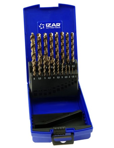 JUEGO BROCAS CILINDRICAS 19 UDS. DIN-338 REF: 1466