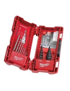 MILWAUKEE ESTUCHE BROCAS ESCALONADAS