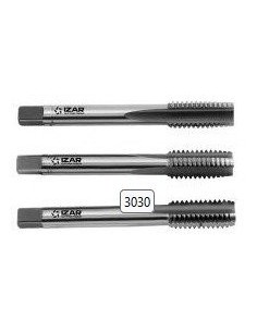 JUEGO MACHOS MANO METRICA HSS 7MMX1,00MM DIN 352 REF.3030