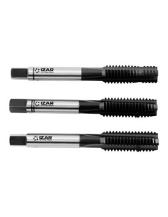 JUEGO MACHOS MANO METRICA HSS 6MMX100MM DIN 352 INOX REF.3036