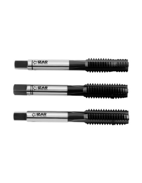 JUEGO MACHOS MANO METRICA HSS 8MMX125MM DIN 352 INOX REF.3036