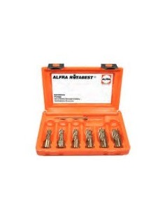 JUEGO DE FRESAS ALFRA 6 PCS. 12,14,16,18,20,22 (30MM) 