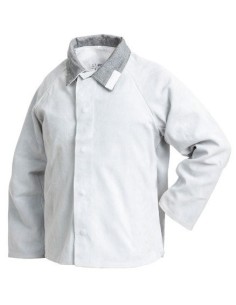 CHAQUETA SOLDADOR CON CORCHETES SERRAJE GRIS T/3XL