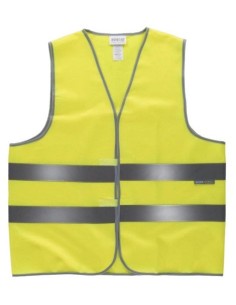 CHALECO ALTA VISIBILIDAD AMARILLO T/UNICA  HVTT01