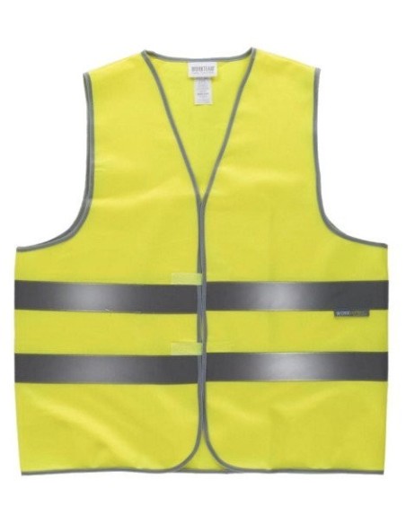 CHALECO ALTA VISIBILIDAD AMARILLO T/UNICA  HVTT01