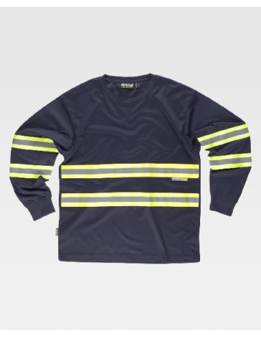 CAMISETA MANGA LARGA CON BANDAS A.V. MARINO AMARILLO TALLA S C3937