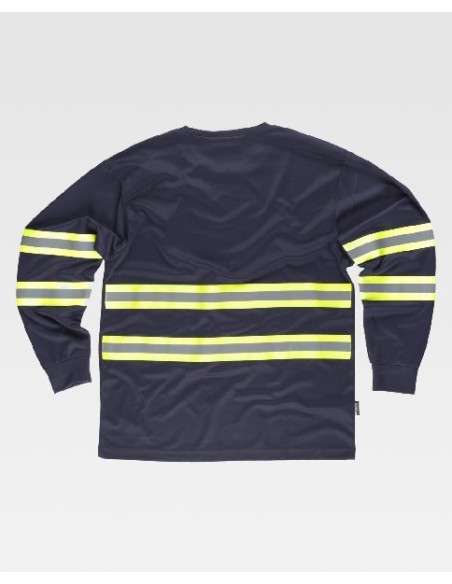 CAMISETA MANGA LARGA CON BANDAS A.V. MARINO AMARILLO TALLA XXL C3937