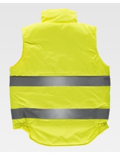 CHALECO ACOLCHADO CON BANDAS A.V. AMARILLO TALLA XXL C3209 2